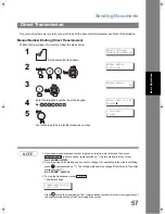 Предварительный просмотр 57 страницы Panasonic Panafax UF-5300 Operating Instructions Manual