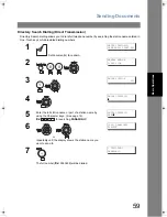 Предварительный просмотр 59 страницы Panasonic Panafax UF-5300 Operating Instructions Manual