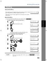 Предварительный просмотр 65 страницы Panasonic Panafax UF-5300 Operating Instructions Manual