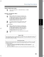 Предварительный просмотр 71 страницы Panasonic Panafax UF-5300 Operating Instructions Manual