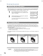 Предварительный просмотр 74 страницы Panasonic Panafax UF-5300 Operating Instructions Manual