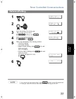 Предварительный просмотр 77 страницы Panasonic Panafax UF-5300 Operating Instructions Manual