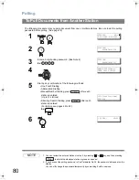 Предварительный просмотр 80 страницы Panasonic Panafax UF-5300 Operating Instructions Manual