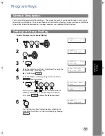 Предварительный просмотр 81 страницы Panasonic Panafax UF-5300 Operating Instructions Manual