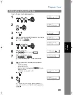 Предварительный просмотр 83 страницы Panasonic Panafax UF-5300 Operating Instructions Manual