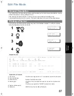 Предварительный просмотр 87 страницы Panasonic Panafax UF-5300 Operating Instructions Manual