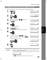 Предварительный просмотр 89 страницы Panasonic Panafax UF-5300 Operating Instructions Manual