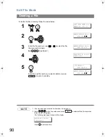 Предварительный просмотр 90 страницы Panasonic Panafax UF-5300 Operating Instructions Manual