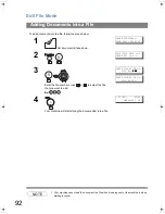 Предварительный просмотр 92 страницы Panasonic Panafax UF-5300 Operating Instructions Manual