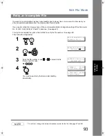 Предварительный просмотр 93 страницы Panasonic Panafax UF-5300 Operating Instructions Manual