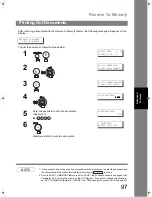 Предварительный просмотр 97 страницы Panasonic Panafax UF-5300 Operating Instructions Manual