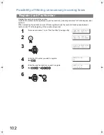 Предварительный просмотр 102 страницы Panasonic Panafax UF-5300 Operating Instructions Manual