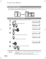 Предварительный просмотр 104 страницы Panasonic Panafax UF-5300 Operating Instructions Manual