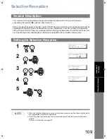 Предварительный просмотр 109 страницы Panasonic Panafax UF-5300 Operating Instructions Manual