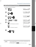 Предварительный просмотр 111 страницы Panasonic Panafax UF-5300 Operating Instructions Manual