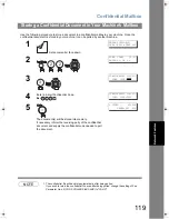 Предварительный просмотр 119 страницы Panasonic Panafax UF-5300 Operating Instructions Manual