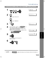 Предварительный просмотр 123 страницы Panasonic Panafax UF-5300 Operating Instructions Manual