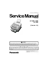 Panasonic Panafax UF-5300 Service Manual preview