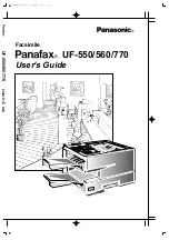 Panasonic Panafax UF-550 User Manual preview