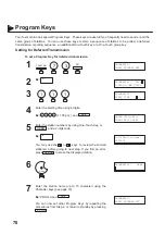 Предварительный просмотр 74 страницы Panasonic Panafax UF-550 User Manual