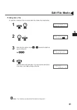 Предварительный просмотр 85 страницы Panasonic Panafax UF-550 User Manual