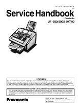 Preview for 1 page of Panasonic Panafax UF-580 Service Manual