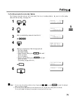 Предварительный просмотр 77 страницы Panasonic Panafax UF-585 User Manual