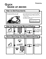 Предварительный просмотр 175 страницы Panasonic Panafax UF-585 User Manual