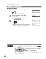 Предварительный просмотр 48 страницы Panasonic Panafax UF-6000 Operating Instructions Manual