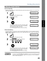 Предварительный просмотр 49 страницы Panasonic Panafax UF-6000 Operating Instructions Manual