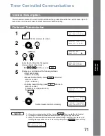 Предварительный просмотр 71 страницы Panasonic Panafax UF-6000 Operating Instructions Manual