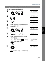 Предварительный просмотр 77 страницы Panasonic Panafax UF-6000 Operating Instructions Manual