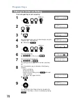 Предварительный просмотр 78 страницы Panasonic Panafax UF-6000 Operating Instructions Manual