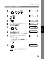 Предварительный просмотр 79 страницы Panasonic Panafax UF-6000 Operating Instructions Manual