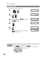 Предварительный просмотр 86 страницы Panasonic Panafax UF-6000 Operating Instructions Manual