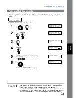 Предварительный просмотр 93 страницы Panasonic Panafax UF-6000 Operating Instructions Manual