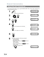 Предварительный просмотр 104 страницы Panasonic Panafax UF-6000 Operating Instructions Manual