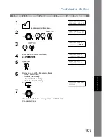 Предварительный просмотр 107 страницы Panasonic Panafax UF-6000 Operating Instructions Manual