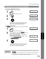 Предварительный просмотр 115 страницы Panasonic Panafax UF-6000 Operating Instructions Manual