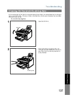 Предварительный просмотр 137 страницы Panasonic Panafax UF-6000 Operating Instructions Manual