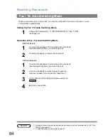 Preview for 64 page of Panasonic Panafax UF-6100 Operating Instructions Manual