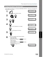 Preview for 105 page of Panasonic Panafax UF-6100 Operating Instructions Manual