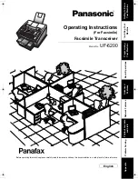 Panasonic Panafax UF-6200 Operating Instructions Manual preview