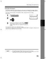 Предварительный просмотр 55 страницы Panasonic Panafax UF-6200 Operating Instructions Manual