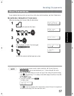 Предварительный просмотр 57 страницы Panasonic Panafax UF-6200 Operating Instructions Manual