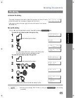 Предварительный просмотр 65 страницы Panasonic Panafax UF-6200 Operating Instructions Manual