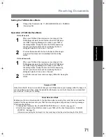 Предварительный просмотр 71 страницы Panasonic Panafax UF-6200 Operating Instructions Manual