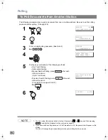 Предварительный просмотр 80 страницы Panasonic Panafax UF-6200 Operating Instructions Manual