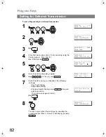 Предварительный просмотр 82 страницы Panasonic Panafax UF-6200 Operating Instructions Manual