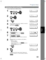 Предварительный просмотр 83 страницы Panasonic Panafax UF-6200 Operating Instructions Manual